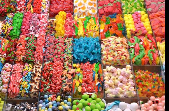 Colorful Colors Store Shop Food Candy