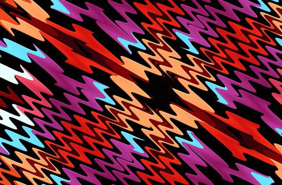 Colorful Zig-Zag wallpapers hd quality