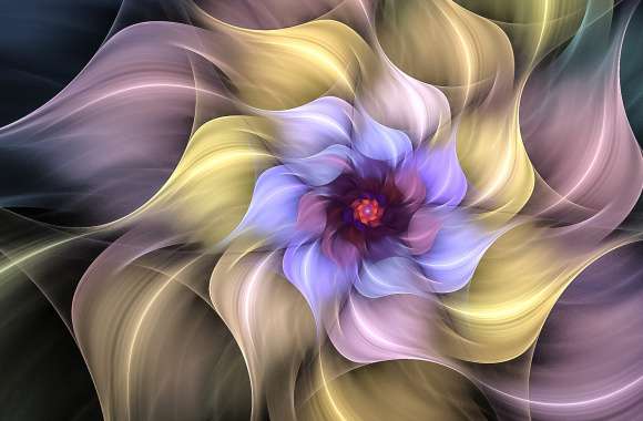 Colors Flower Abstract Fractal wallpapers hd quality