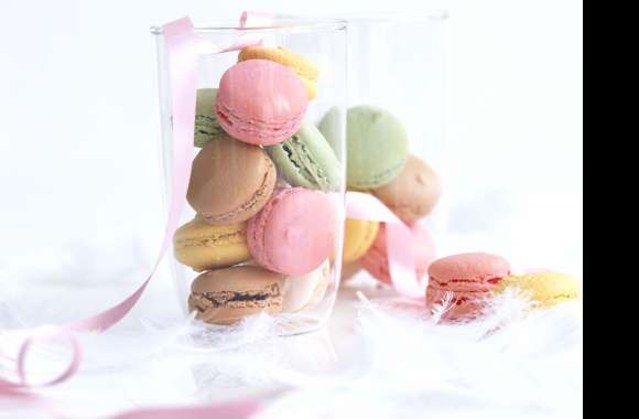 Colors Glass Sweets Food Macaron