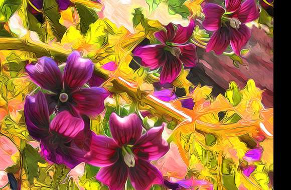 Colors Petal Vector Artistic Flower