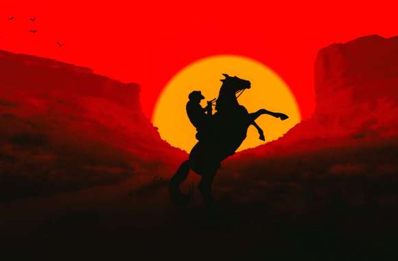 Cowboy Silhouette