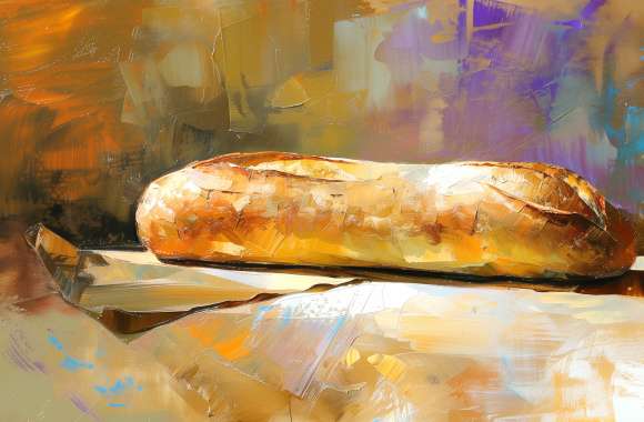 Crusty Baguette Bread