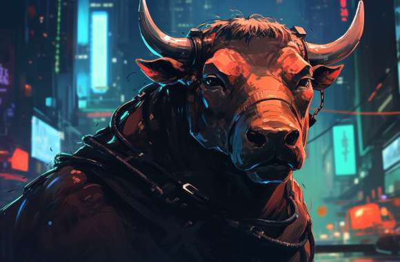 Cyberpunk Bull