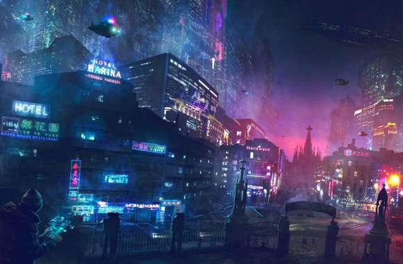 Cyberpunk Nightscape