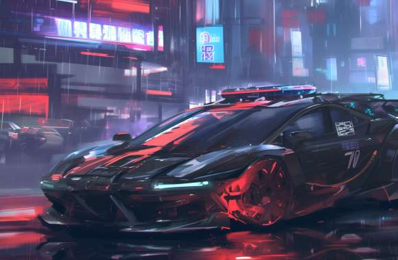 Cyberpunk Police Chase