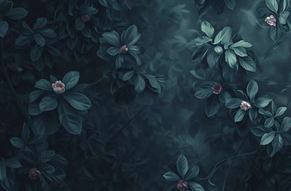 Dark Aesthetic Floral