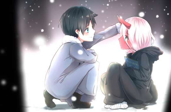 Darling in the FranXX Snowfall