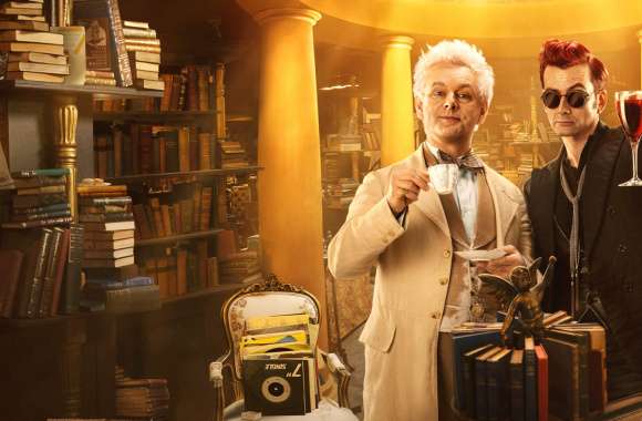 David Tennant Michael Sheen Crowley (Good Omens) Aziraphale (Good Omens) TV Show Good Omens