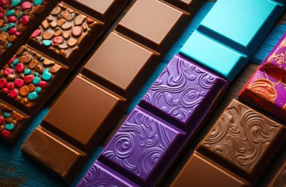 Decadent Chocolate Array – AI Art Inspired