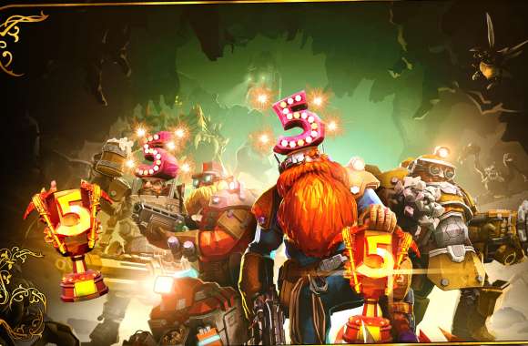 Deep Rock Galactic Survivor Wallpaper HD - Epic Game Art