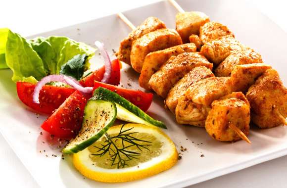 Delicious Barbecue Skewers -