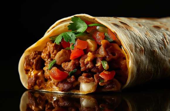 Delicious Burrito Savory Food Desktop Background wallpapers hd quality