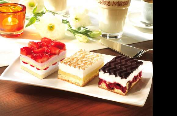 Delicious Cake Trio -