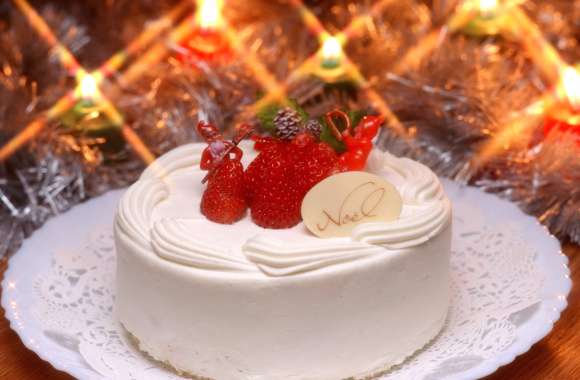 Delicious Christmas Cake wallpapers hd quality