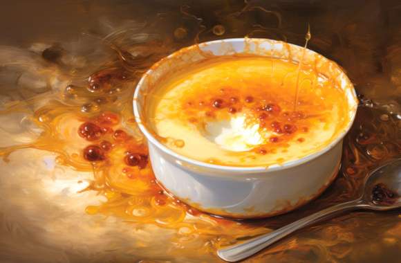 Delicious Crème Brûlée for Desktop