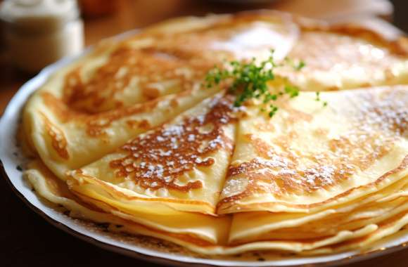 Delicious Crêpes - Gourmet French Cuisine Background