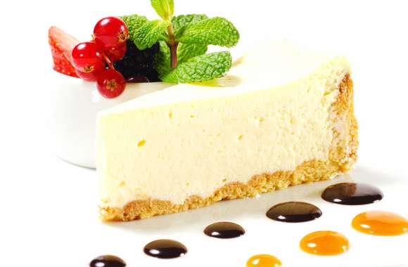 Delicious Dessert Delight of Creamy Cheesecake