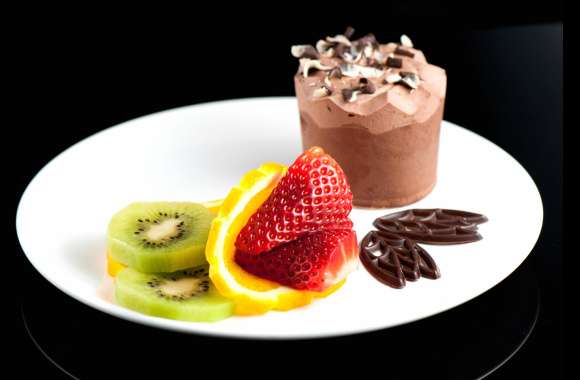 Delicious Fruit & Chocolate Dessert