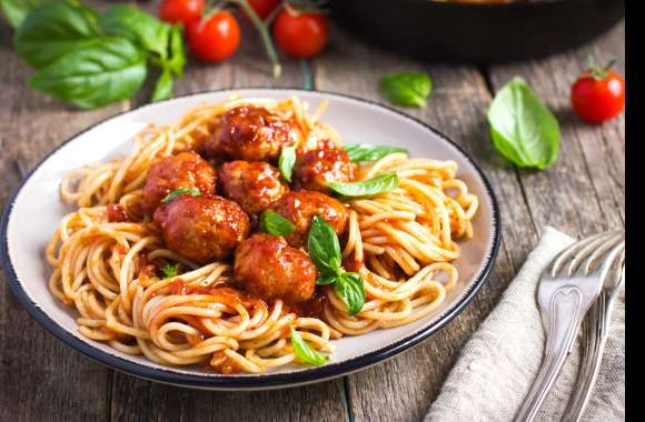 Delicious Meatball Spaghetti -