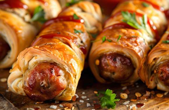 Delicious Pigs in a Blanket - the! wallpapers hd quality