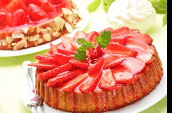 Delicious Strawberry Cake -