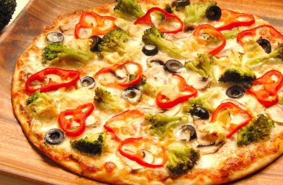 Delicious Veggie Pizza