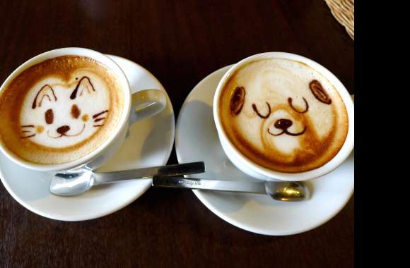 Delightful Coffee Art wallpapers hd quality