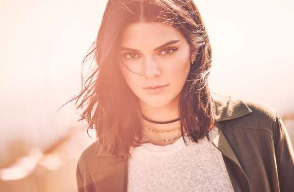 Depth Of Field Face Model Brunette American Celebrity Kendall Jenner