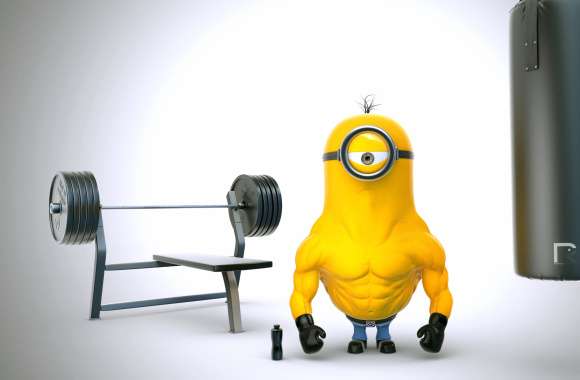 Despicable Me Buff Minion wallpapers hd quality