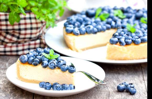 Dessert Blueberry Baking Food Pie wallpapers hd quality