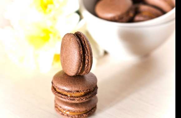 Dessert Sweets Chocolate Food Macaron