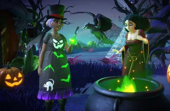 Disney Dreamlight Valley Halloween Wallpaper HD wallpapers hd quality