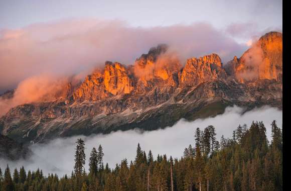 Dolomites Majesty HD Nature Wallpaper