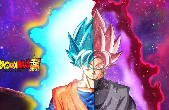 Dragon Ball Super Goku Blue vs. Black Super Saiyan Rosé