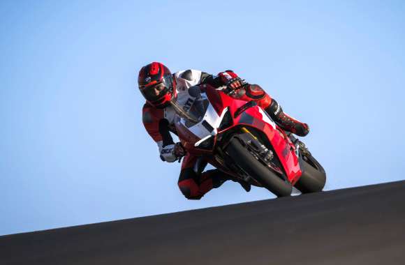Ducati Panigale V4 R Action Shot - HD Motorcycle Wallpaper