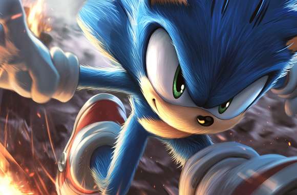 Dynamic Sonic the Hedgehog for Gaming Enthusiasts