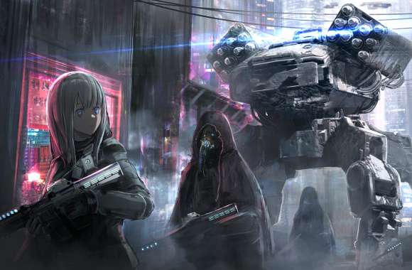 Dystopian Sci-Fi Warriors