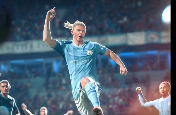 EA SPORTS FC 24 HD Desktop Wallpaper - Dynamic Football Action
