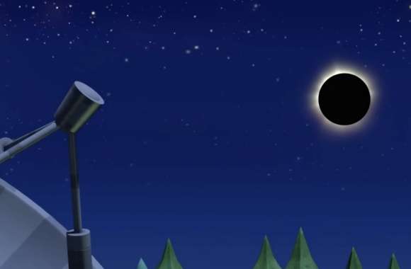 Eclipse Solar Eclipse Starry Sky TV Show Ready Jet Go! wallpapers hd quality
