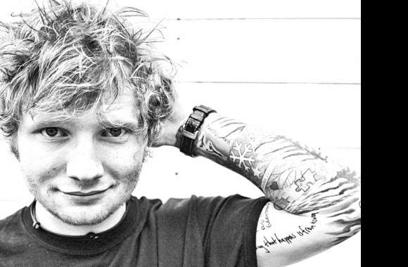 Ed Sheeran Black & White Tattoo