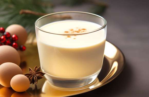 Eggnog Delight - Holiday Drink