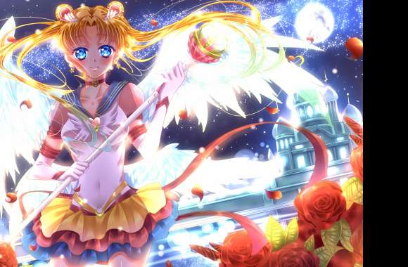 Elegant Sailor Moon Angel - wallpapers hd quality