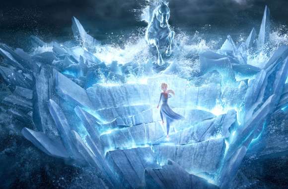 Elsa in Frozen 2 Magical Ice World