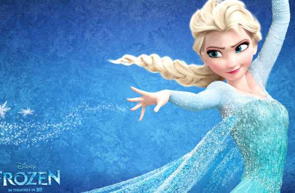 Elsa in Snow Frozen Movie