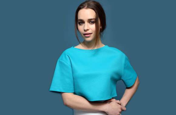 Emilia Clarke Stunning Brunette Actress wallpapers hd quality