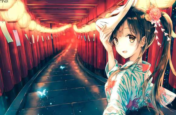 Enchanting Pathway Anime Girl -