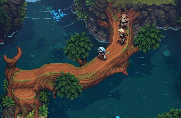 Enchanting Pixel-Art Forest Scene - HD Sea of Stars Wallpaper