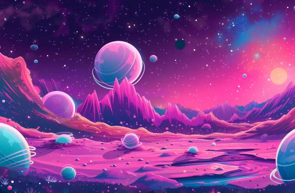 Enchanting Planetscape – Sci-Fi Dreams