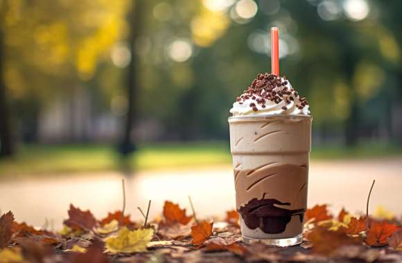 Enjoy Vanilla Coffee Bliss - Download wallpapers hd quality